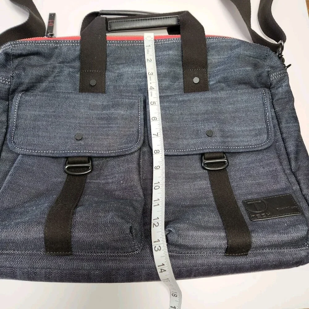 Tumi T Tech Denim Messenger Bag Essential Gear